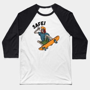 Skateboarder Culture Safe Baseball T-Shirt